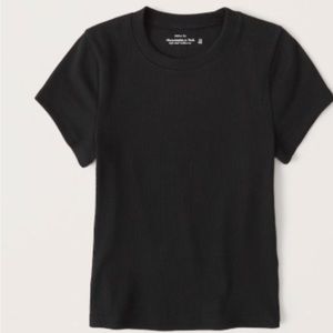 XS Abercrombie and Fitch black T-shirt.